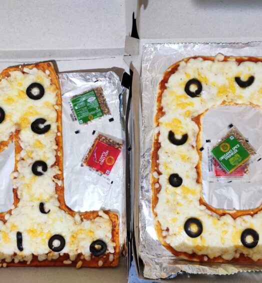 Monogram Pizzas
